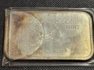 1973 MOTHERLOAD MINT 1 TROY OZ .999 FINE SILVER BAR