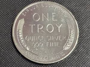 1 TROY OZ .999 FINE SILVER US WHEAT CENT DESIGN