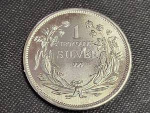 1 TROY OZ .999 FINE SILVER US SEATED DOLLAR DESIGN