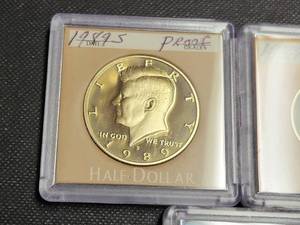 1989-S US PROOF COIN SET 5 COINS