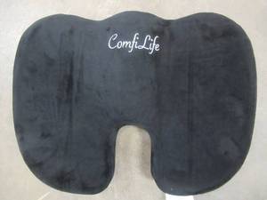 lot 343 image: ComfiLife Gel Enhanced Seat Cushion  Non-Slip Orthopedic Gel & Memory Foam Cushion