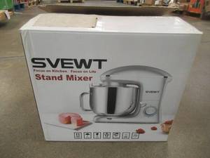 lot 413 image: SVEWT Stand Mixer In Stainless Steel