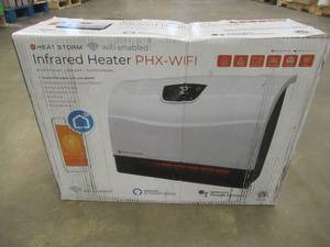 lot 415 image: Heat Storm HS-1500-PHX-WIFI Infrared Heater, Wifi Wall Mounted