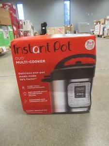 lot 417 image: Instant Pot Duo 7-in-1 Electric Pressure Cooker