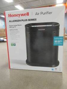 lot 478 image: Honeywell Home - True HEPA 465 Sq. Ft. Air Purifier - Black
