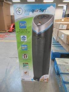 lot 450 image: GermGuardian 5-in-1 Air Purifier with True HEPA filter, UV Sanitizer for Medium Rooms up to 189 Sq Ft, Black