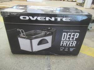 lot 504 image: Ovente Stainless Steel Deep Fryer 2 Liters (FDM2201BR)