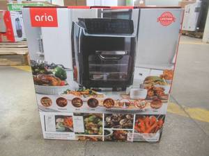 lot 510 image: Aria AAO-890 10-Quart Air Fryer Premium Black 10Qt