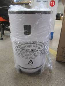 lot 542 image: SereneLifeHome Single Touch Towel & Blanket Warmer with Fragrant Disc Holder and LED Ring (Black), White