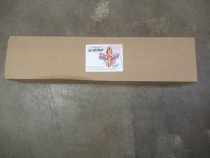 lot 587 image: 4 - 24 in Clear Plastic Shelves