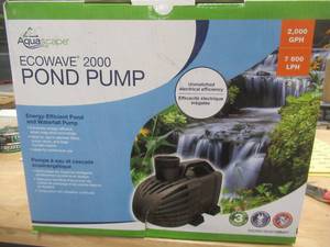 lot 608 image: Aquascape EcoWave 2000 Pond & Waterfall Pump, 91131