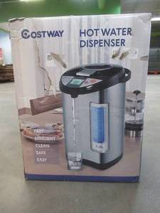 lot 651 image: COSTWAY Instant Electric Hot Water Boiler and Warmer, 5-Liter LCD Water Pot with 5 Stage Temperature Settings