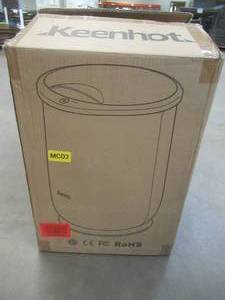 lot 658 image: Keenhot Towel Warmer Bucket White & Gray