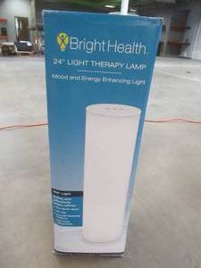 lot 663 image: Bright Health 24 Inch Light Therapy Lamp - 10,000 LUX