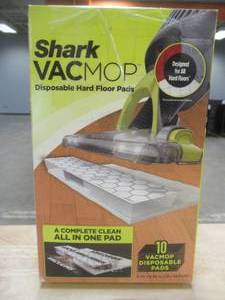 lot 665 image: Shark VacMop Hardwood Floor Pads - 10 Pack