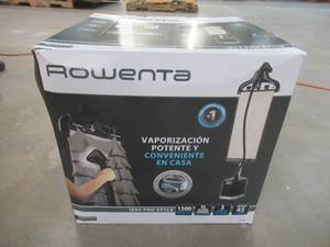 lot 684 image: Rowenta Prostyle Garment Steamer, Full Size, Black and Silver