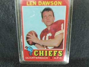 1971 Len Dawson Card...