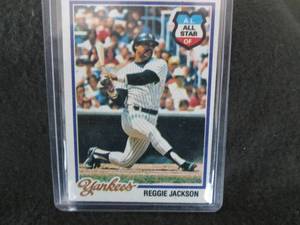 1978 Topps Reggie Jackson Card...
