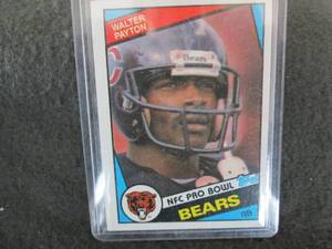 1984 Topps Walter Payton Card...