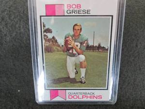 1974 Topps Bob Griese Card...