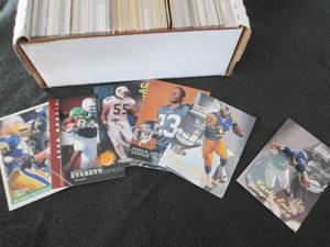 Box of Football Rookie Cards...