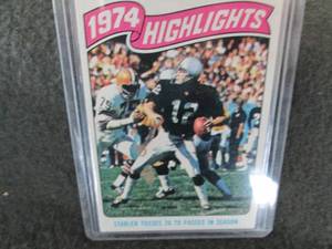 1975 Topps Ken Stabler card...