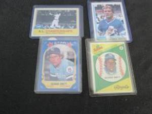 1981 & 1982 FleerTopps George Bret...