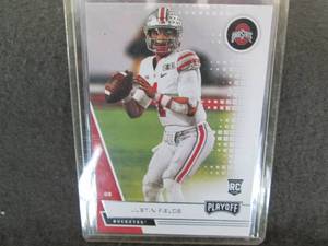2021 Playoff Justin Fields Rookie C...