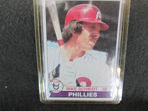 1979 Topps Mike Schmidt Card...