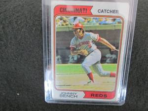 73. 1974 Toppa Johnny Bench  Card...