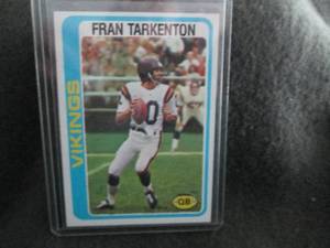 79. Topps Fran Tarkenton Card...