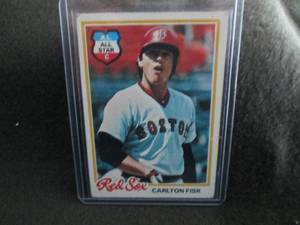 91. 1978 Topps Carlton Fisk Card...