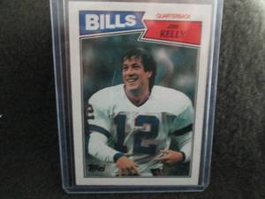 93. 1987 Topps Jim Kelly Rookie Car...
