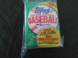 99. 6 1990 Topps Baseball Packs...