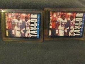 118.     2 1985 Topps Lawrence Tayl...