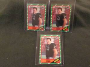 131.     3 1986 Topps Howie Longn C...