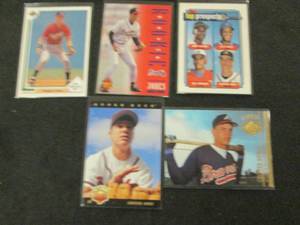 133.     5 Chipper Jones Rookie Car...