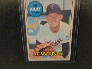 163.     1969 Topps Jim Kaat Card...