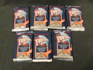190.     7 1991 Upper Deck Football...