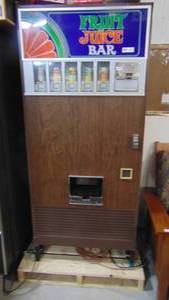 lot 1 image: Rock-ola Fruit Juice CJC5 Vending Machine