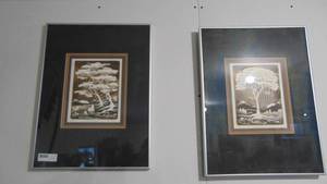 lot 10 image: Pair of Limited-Edition Wall Art Tyz Kaufruer
