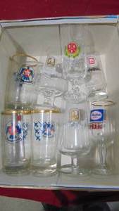 lot 60 image: 8- Beer Glasses