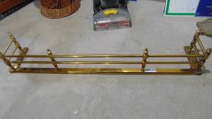 lot 70 image: Brass Fireplace Rail
