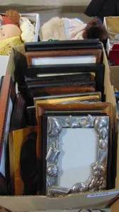 lot 127 image: Box of Misc Frames