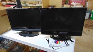 lot 135 image: 2-Flat Screen TVs