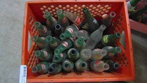 lot 136 image: Crate of Vintage Pop Bottles