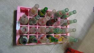 lot 137 image: Crate of Vintage Pop Bottles