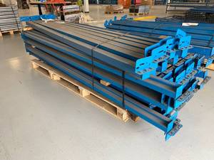 lot 30 image: Pallet of 9 Blue Beams