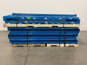 lot 42 image: 2 Pallets of 8 wide Tear-Drop SpaceRak Beams