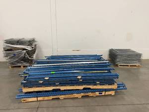 lot 56 image: Huge Lot of 10 Shelving Parts